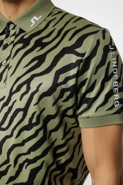 Flash Sale Tour Tech Print Polo Golf|Polo Shirts