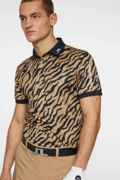 Online Tour Tech Print Polo Golf|Polo Shirts