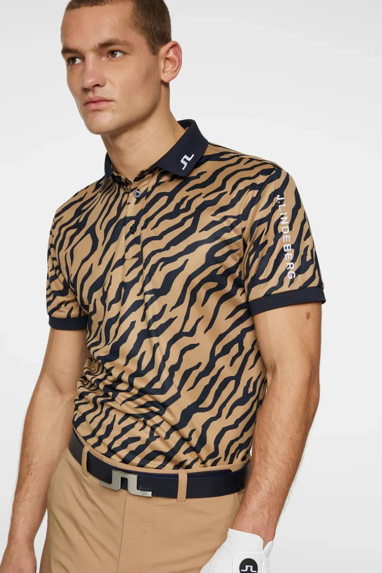 Online Tour Tech Print Polo Golf|Polo Shirts
