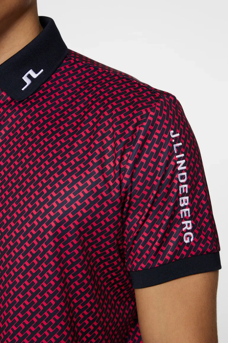 Fashion Tour Tech Print Polo Golf|Polo Shirts