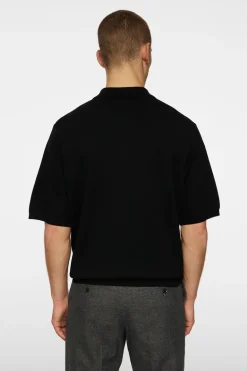 Sale Tyler Quarter Zip Knit Polo Polo Shirts|Knitwear