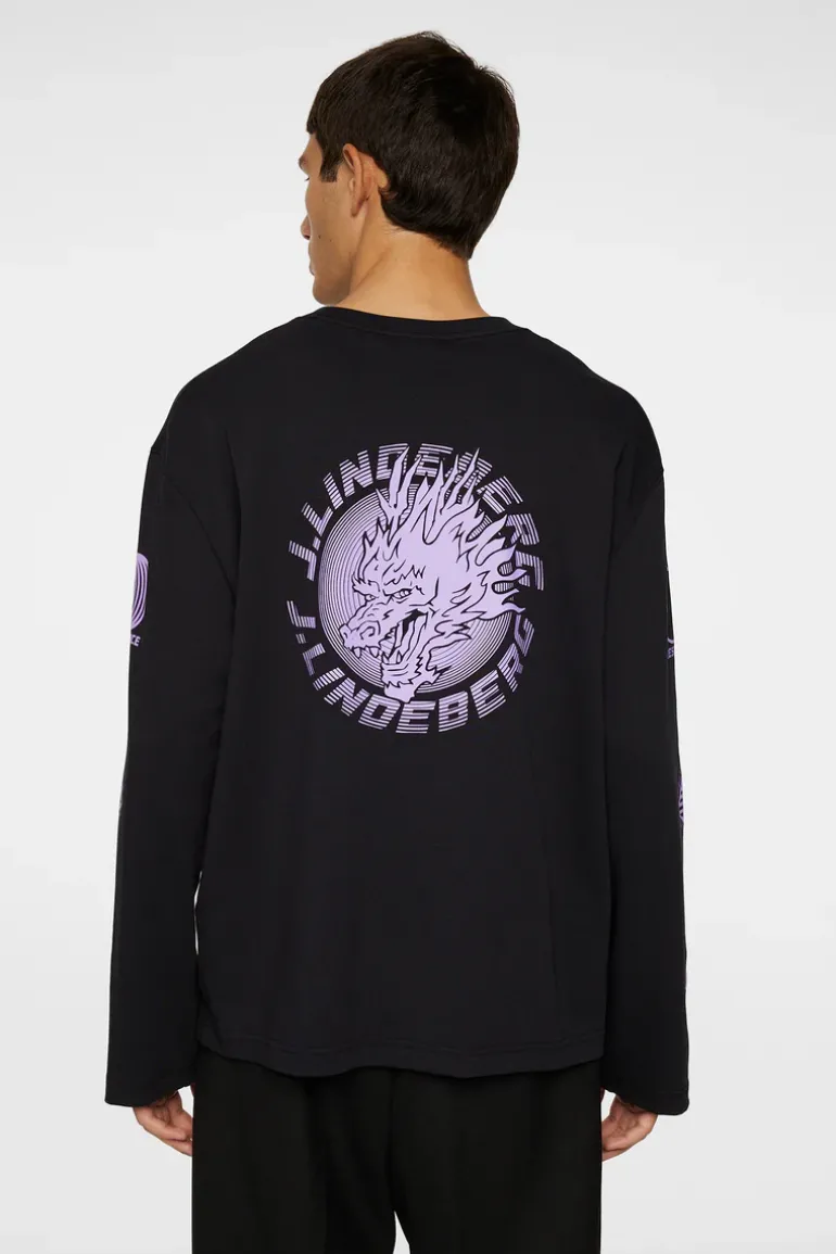 Discount Walsh LS Print T-shirt Tops|T-shirts